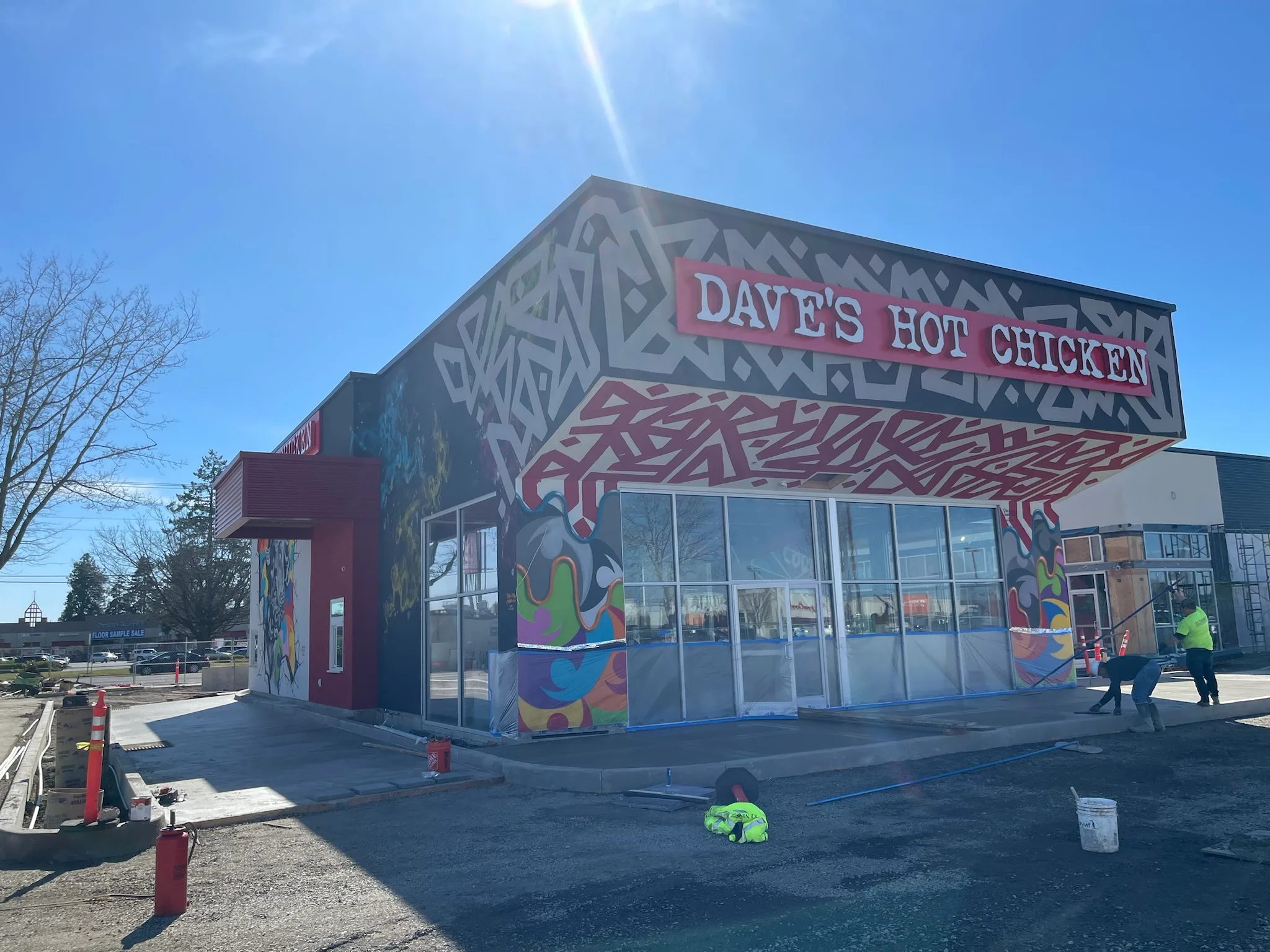 Dave's Hot Chicken commercial electrical project