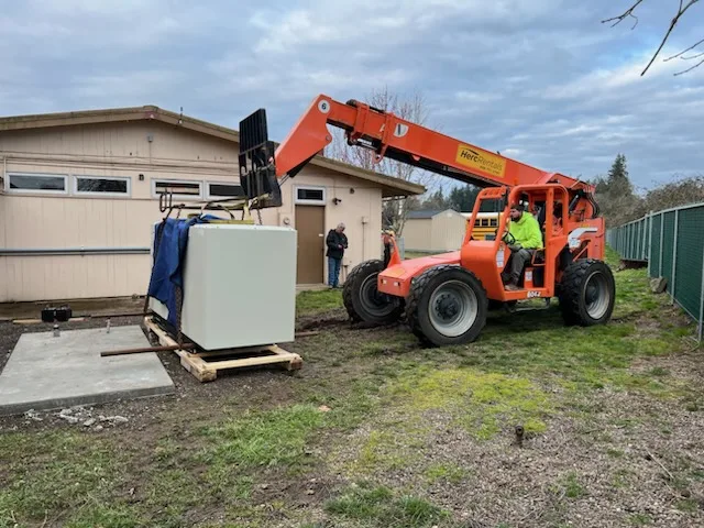 Generator delivery for installation