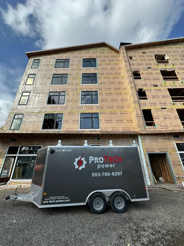 Completed multi-family electrical project