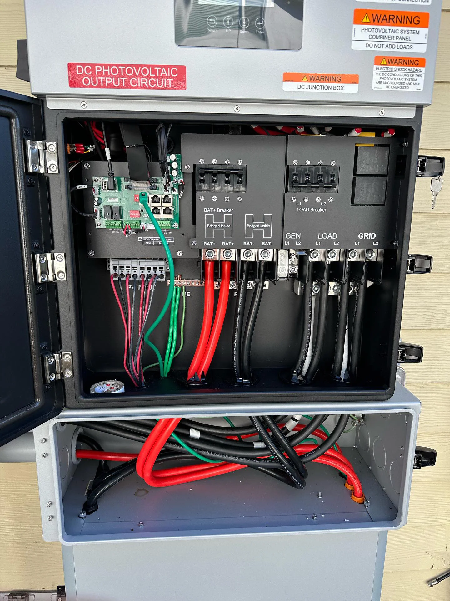 Circuit breaker panel install