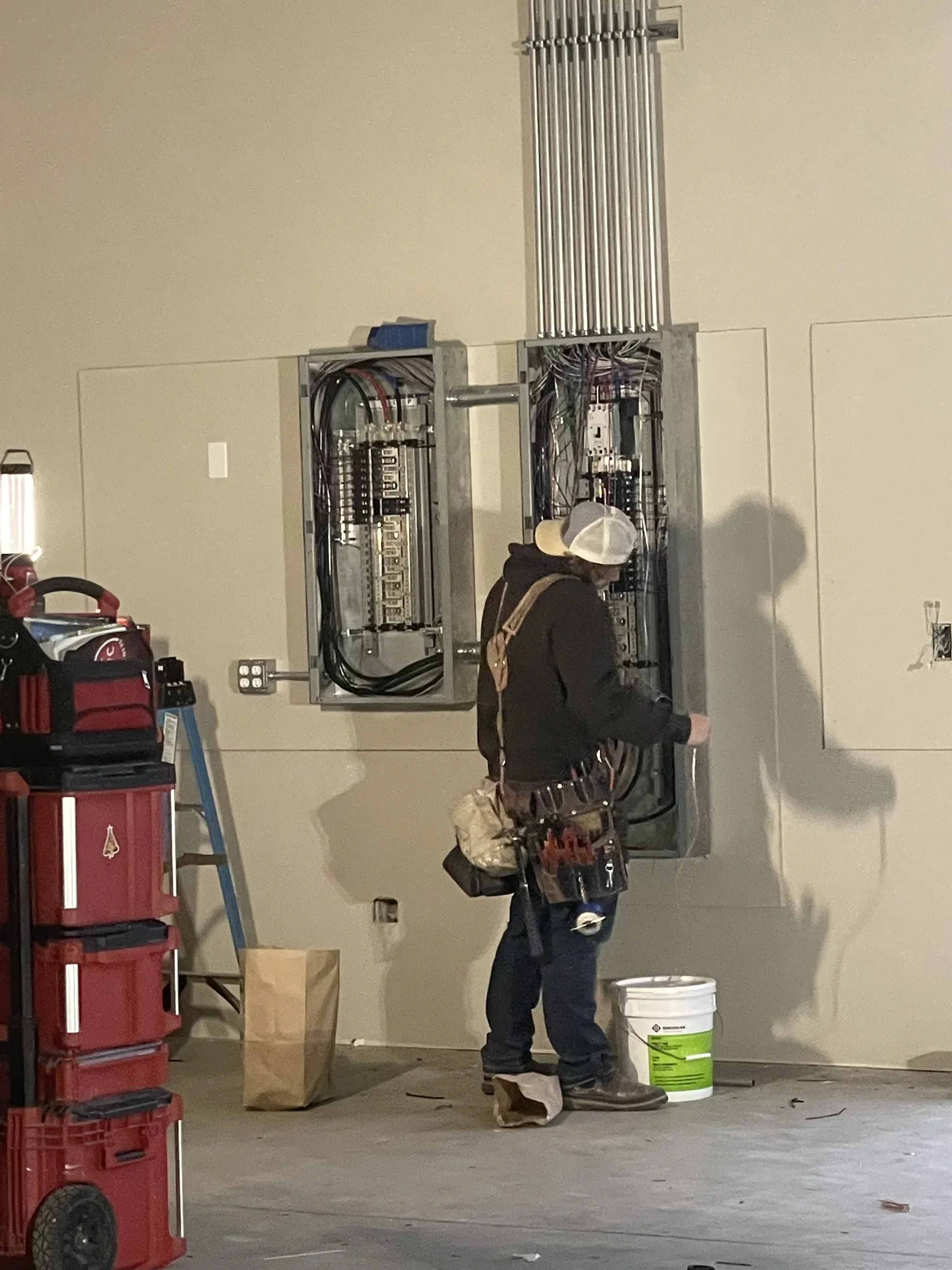 Code-compliant residential electrical panel installation