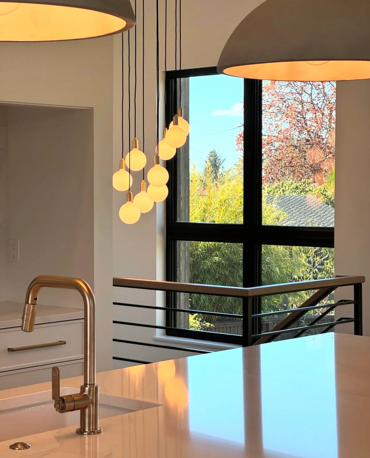 Kitchen island globe pendant lighting